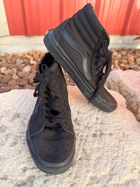 All-Black High Top Vans